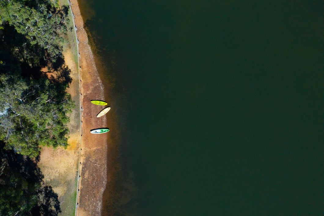 Kayaks on the Shore